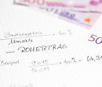 Rohertragsanzeige und -auswertung